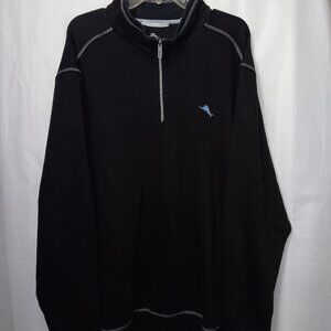 *SOLD* TOMMY BAHAMA XXXL QUARTER ZIP PULLOVER TOP
